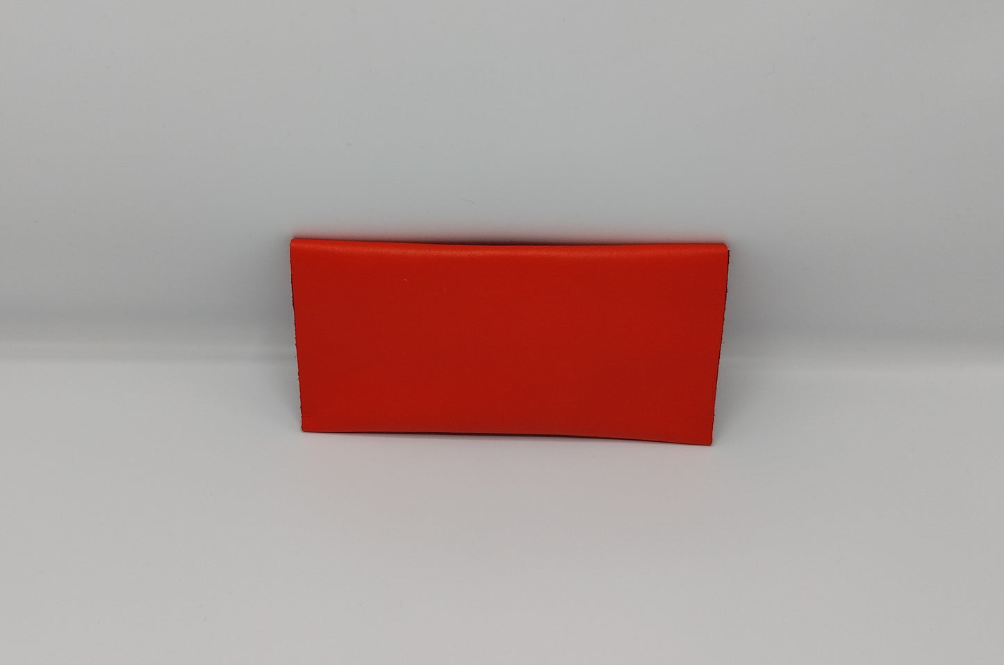 Rugged Orange Leather Wallet