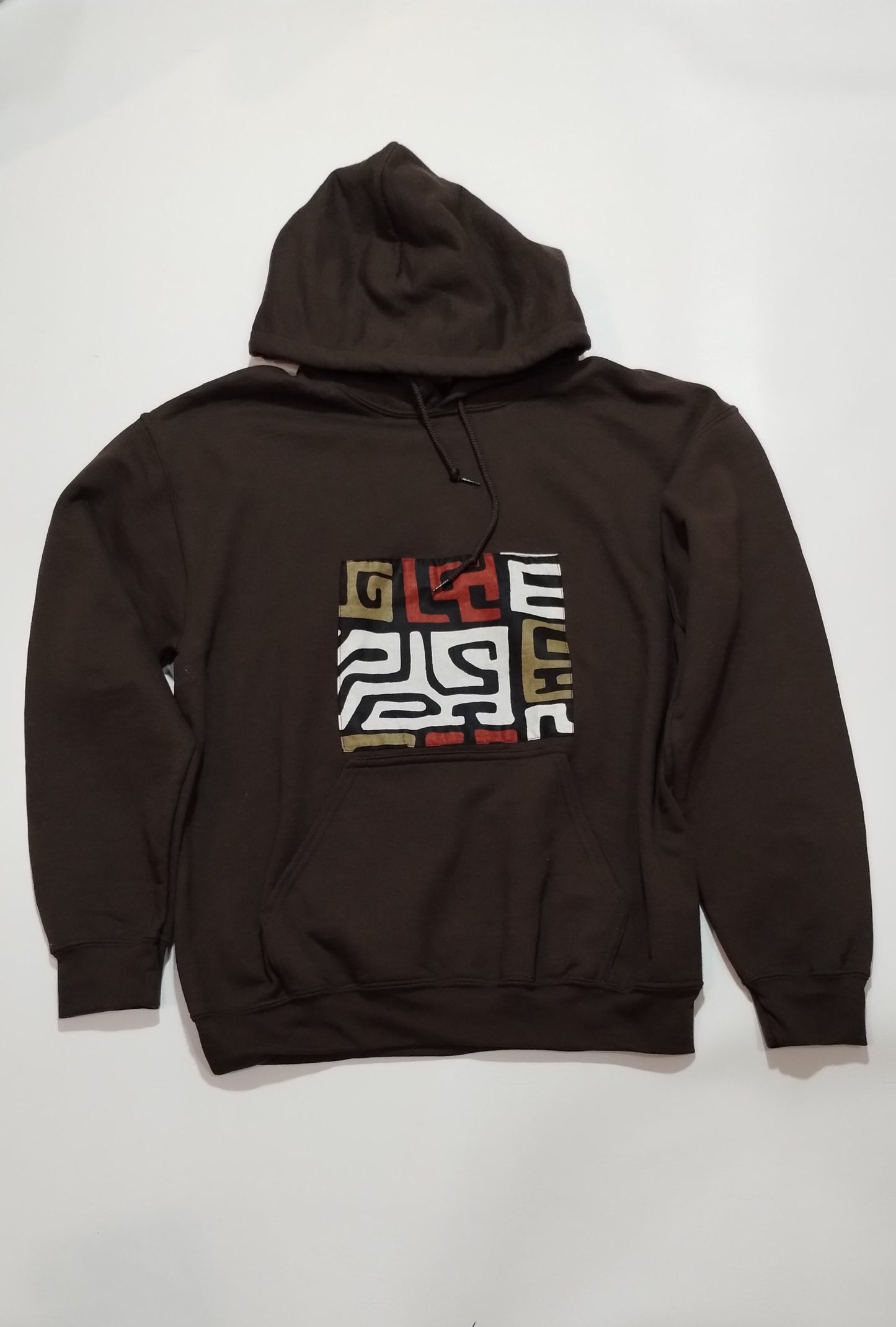 Dark Brown Hoodie M 111