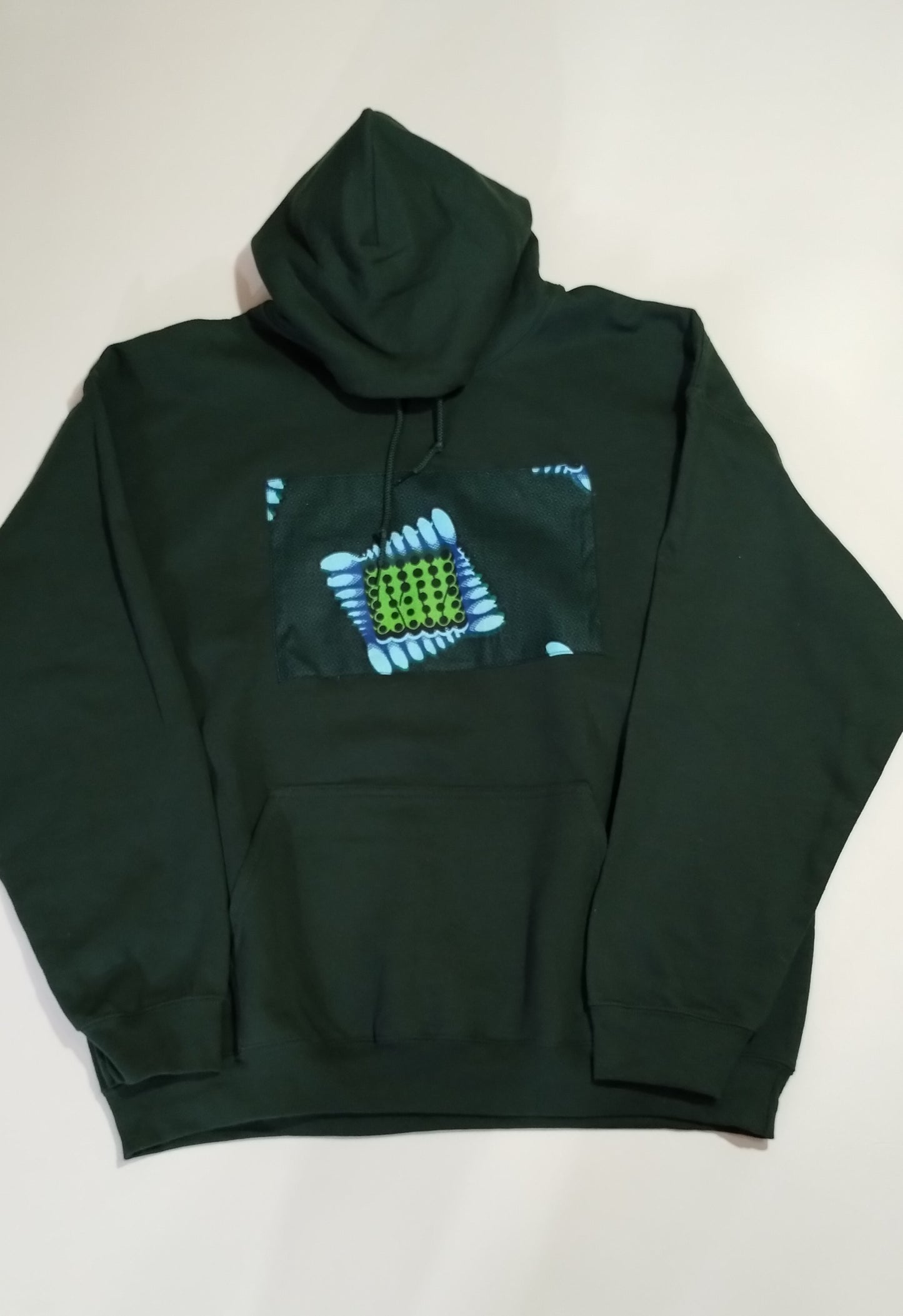 Jumper Green Hoodie M 109