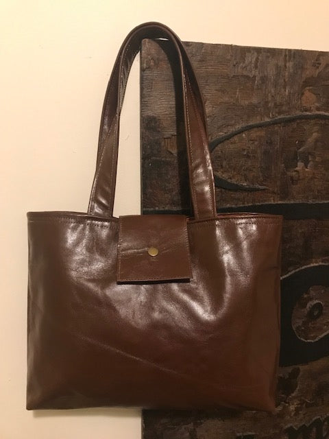 Brown Leather Tote