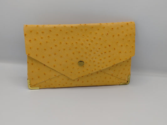 Rugged Leather Clutch