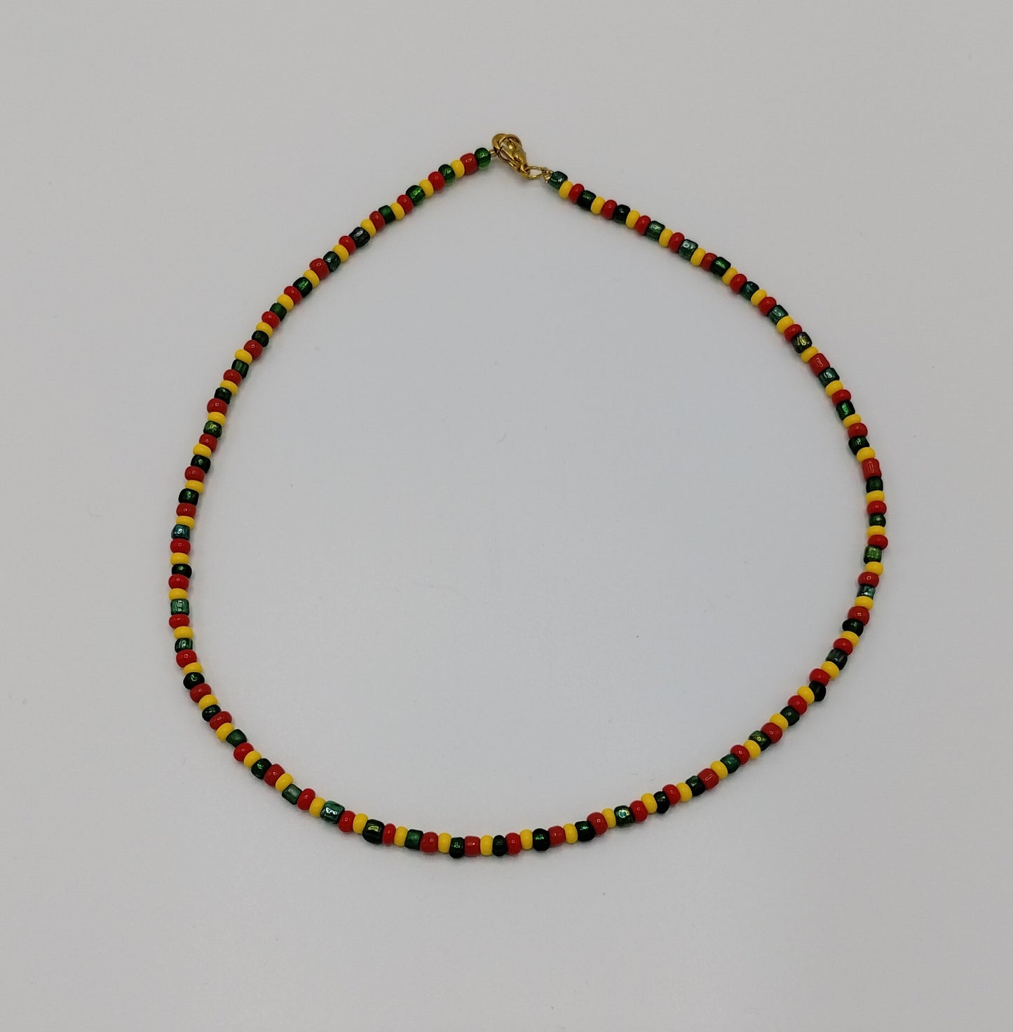 Red Green & Yellow Necklace