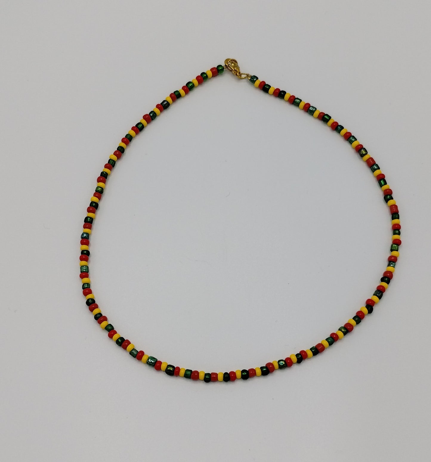 Red Green & Yellow Necklace